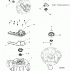 A16SVS95CM/T95C2 SCRAMBLER 1000 TRACTOR Engine, cooling system and water pump