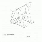 A16SET57C1/C7/SES57C1/C2/SBT57C1 SPORTSMAN 570/450 TRACTOR Body, headlight pod cover bracket