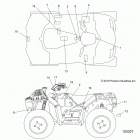 A16SXN85A3 SPORTSMAN 850 HL Кузов Наклейки