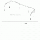 A16SXE95AG/AR/D95A9 SPORTSMAN 1000 XP Body, front rack extender
