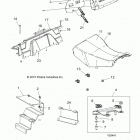 A16SUS57C1 SPORTSMAN 570 EFI UTE TRACTOR Body, seat and backrest