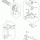 LT A500X,XZ Рулевые переключатели
