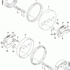 LT Z90 Тормоза переднее колесо