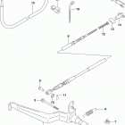 LT A400F,Z Задний тормоз
