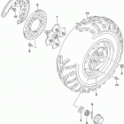 LT A500XP,Z Переднее колесо