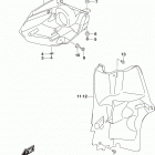LT A400F,Z Front lamp housing