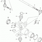 LT A500XP,Z Рулевая ,поворотный кулак