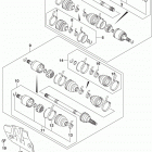 LT F400F Передний привод