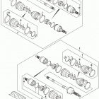 LT A500X,XZ Передний привод