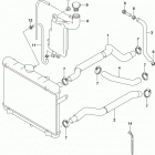LT A750X,Z Радиатор и Патрубки