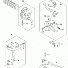 LT A500XP,Z Рулевые переключатели