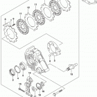 LT A500XP,Z Задний тормоз