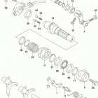 LT A400F,Z Механизм  переключения передач
