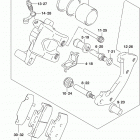 LT A750X,Z Передние тормоза