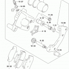 LT F400F Передние тормоза