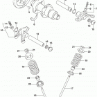 LT A500XP,Z Распределительный вал  /  клапана