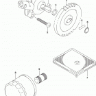 LT A500X,XZ Масляный насос
