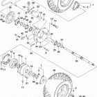 LT Z90 Заднее колесо