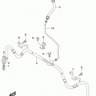 LT F400F Передние тормозные трубки