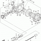LT A500X,XZ Редуктор задний