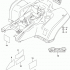 LT A500X,XZ Rear fender (lt-a500xzl5 p33)