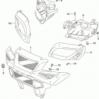 LT A500X,XZ Front grille (lt-a500xzl5 p33)