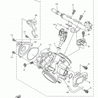 KODIAK 700 4WD HUNTER YFM70KDHHH Корпус дроселя в сборе
