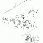 YFZ50 YFZ05YYXHL Задний тормоз