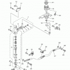 YFZ450 YFZ45YSXHL Задний торм цилиндр