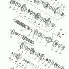 RAPTOR 700R SE YFM70RSSHB Трансмиссия