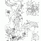 GRIZZLY EPS 4WD SE YFM70GPSHS Переднее крыло