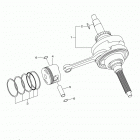 YFZ50 YFZ05YYXHL Коленчатый вал и Поршень