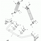 KODIAK 700 4WD HUNTER YFM70KDHHH Задняя подвеска