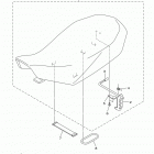YFZ50 YFZ05YYXHL Сиденье