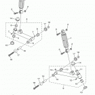 YFZ50 YFZ05YYXHL Передняя подвеска колес