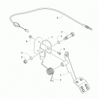 PROWLER 700 XT CAMO Accelerator assembly