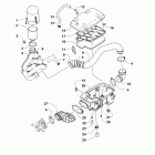 HDX 500 XT BLACK Воздухозаборник