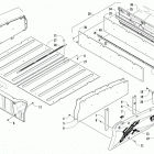 HDX 700 CREW XT CAMO Cargo box and tailgate assembly
