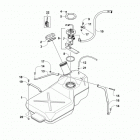 PROWLER 550 XT BLACK Топливный бак