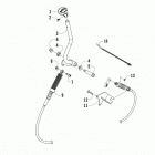 HDX 500 XT GREEN Shifter assembly