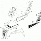 WILDCAT TRAIL RED Front and side panel assemblies
