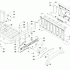 PROWLER 700 XT BLACK Cargo box and tailgate assembly