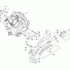 HDX 700 XT BLACK Engine and exhaust (ser. #  302247 and above)