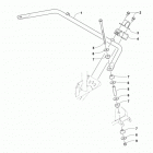 HDX 500 XT GREEN Sway bar assembly