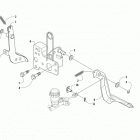 PROWLER 500 RED Brake and accelerator pedal assembly