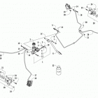 HDX 700 CREW XT CAMO Front and rear brake assembly