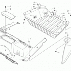 WILDCAT X Blue (US) Cargo box and taillight assembly