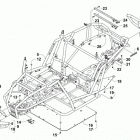 WILDCAT X LTD WHITE Frame, headlights, and related parts