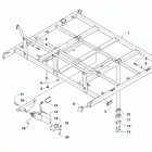 HDX 700 XT SE CAMO/ORANGE (US) Tilt frame assembly