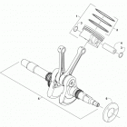WILDCAT 4X Коленчатый вал и поршни